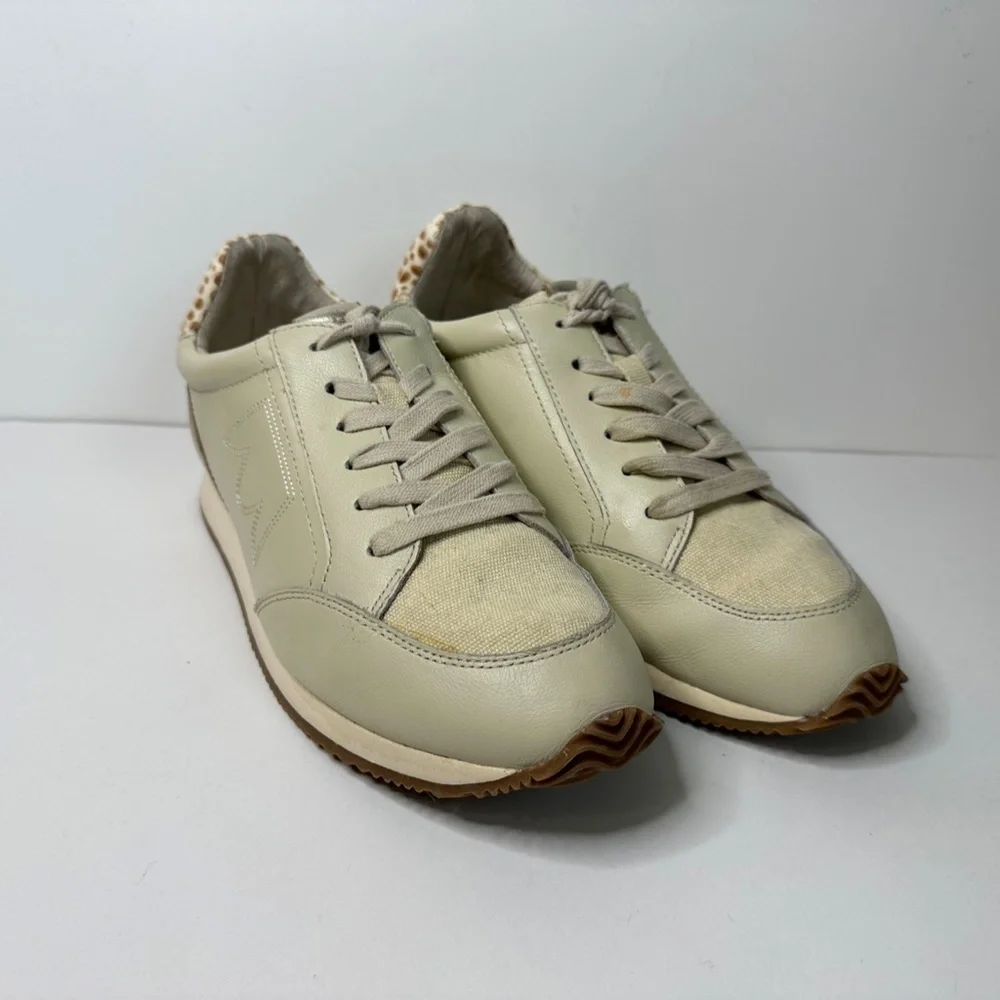 Birdies The Roadrunner Low Top Retro Lace Up Shoes in Dune Women's Size 11